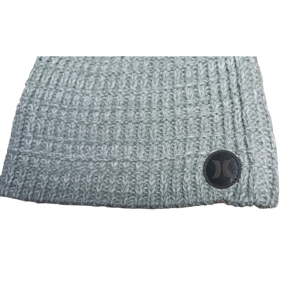 Hurley Prospect Beanie Light Gray Knit Winter Hat Unisex Adult OSFM Acrylic New - Picture 8 of 13